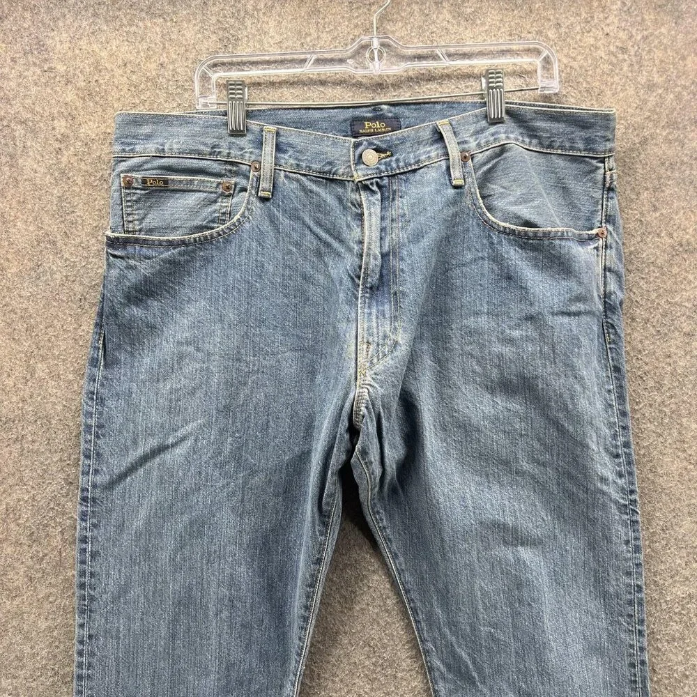 Polo by Ralph Lauren Men's Straight Jeans - Light Blue Denim